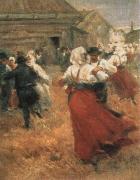 Anders Zorn country festival Spain oil painting artist